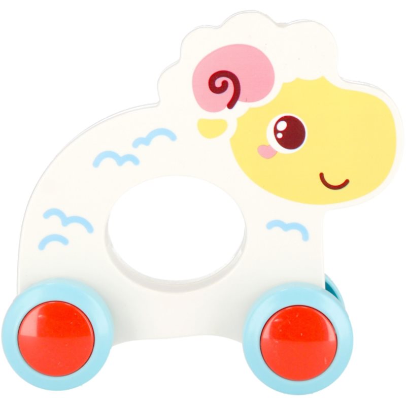 Bam-Bam Toy on Wheels jucărie de tras 18m+ Sheep 1 buc