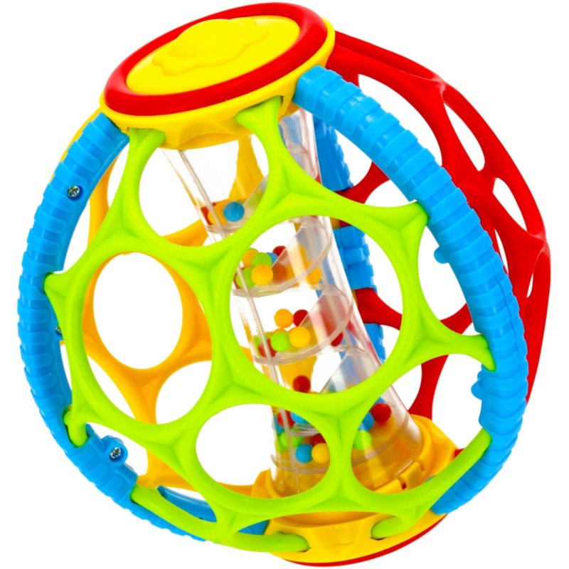 Bam-Bam Rattle Silicone Bamboo Puzzle jucărie cu activități cu zornăitoare 6m+ 1 buc