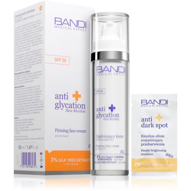 BANDI Cosmetics Anti Glycation lift crema de fata pentru fermitate SPF 50 50 ml