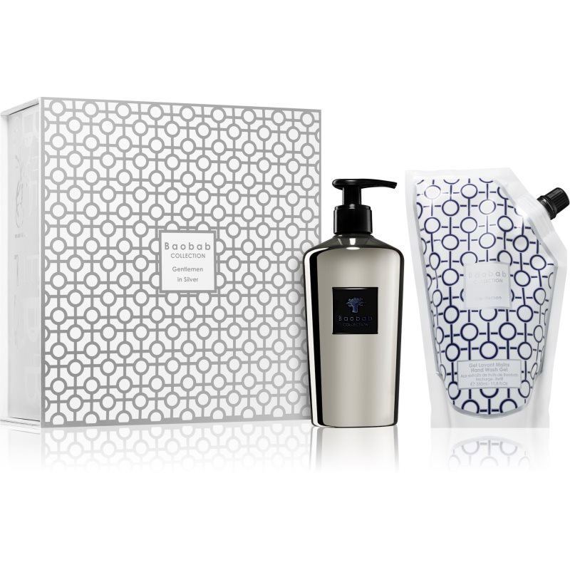 Baobab Collection Gentlemen in Silver set cadou