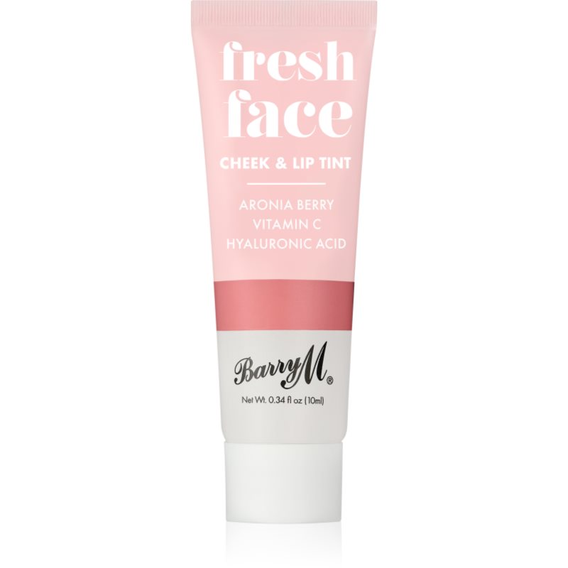 Barry M Fresh Face blush lichid și luciu de buze culoare Summer Rose 10 ml