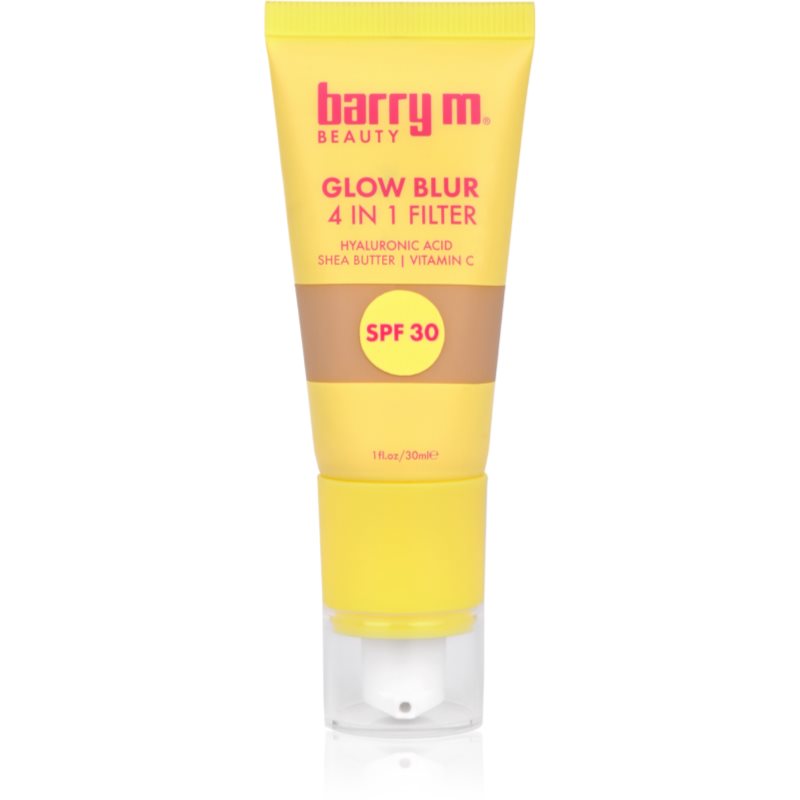 Barry M Glow Blur baza radianta SPF 30 culoare Light 30 ml