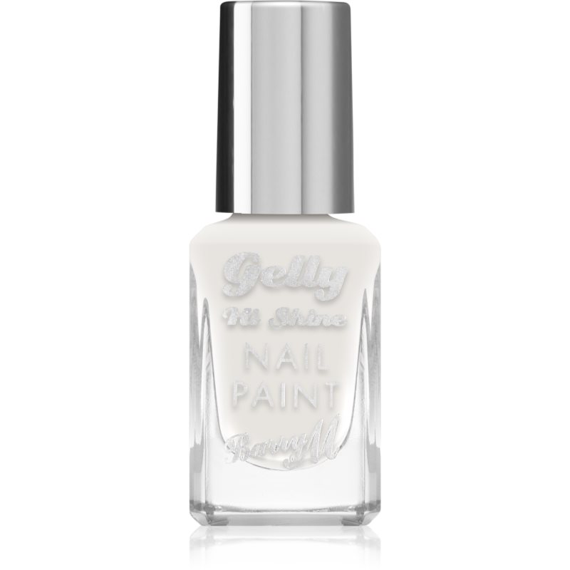 Barry M Gelly Hi Shine lac de unghii culoare Cotton White 10 ml