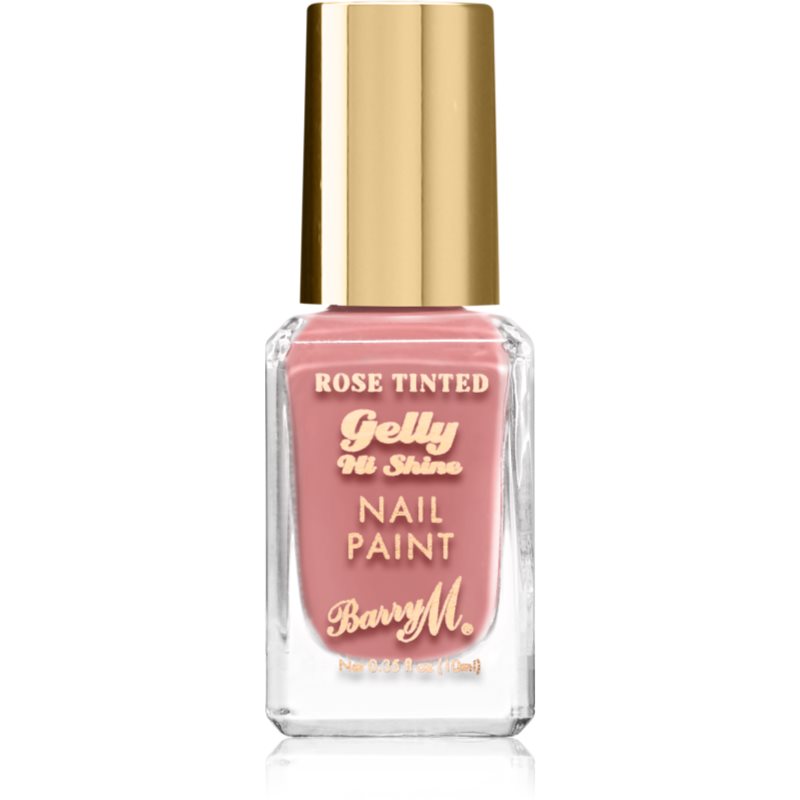 Barry M Gelly Hi Shine Rose Tinted lac de unghii culoare Crushed 10 ml