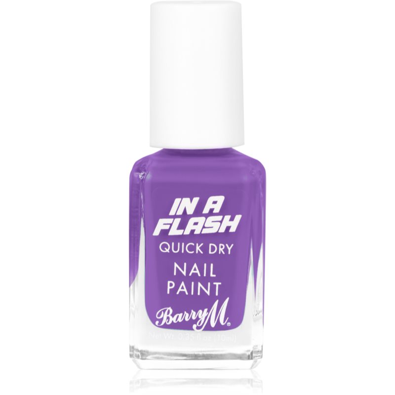 Barry M IN A FLASH lac de unghii cu uscare rapida culoare Patient Purple 10 ml