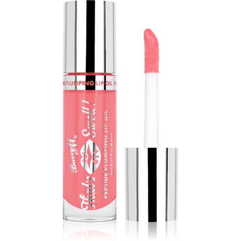 Barry M That\'s Swell! Peptide Plumping Lip Oil ulei pentru buze pentru volum culoare Rose Radiance 6.5 ml