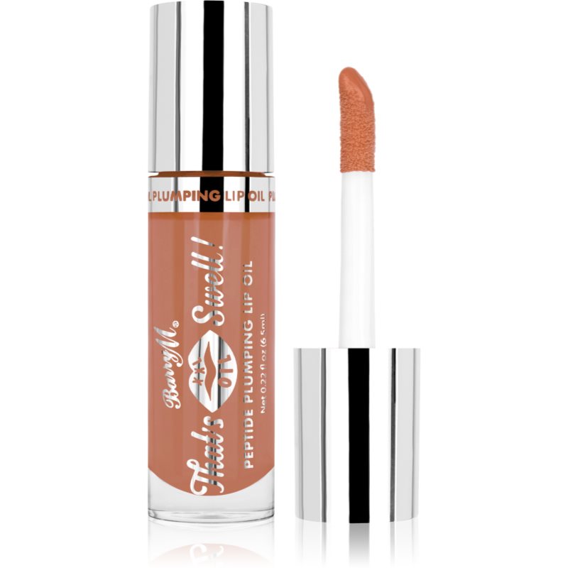 Barry M That\'s Swell! Peptide Plumping Lip Oil ulei pentru buze pentru volum culoare Honeyed Hue 6.5 ml