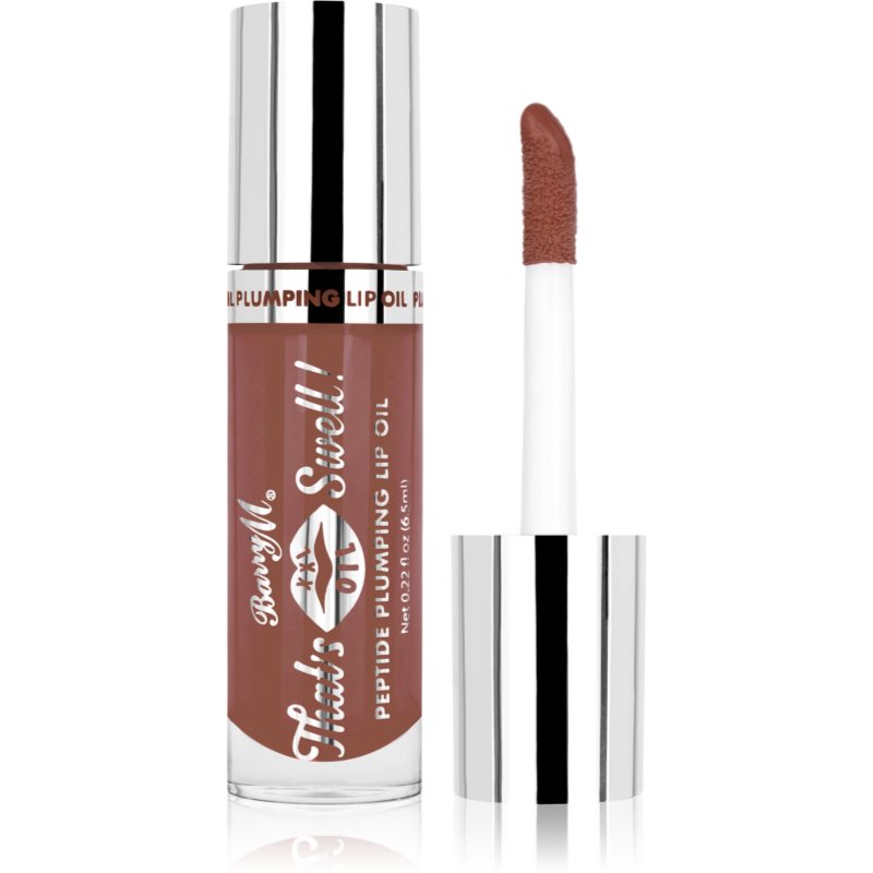 Barry M That\'s Swell! Peptide Plumping Lip Oil ulei pentru buze pentru volum culoare Mocha Magic 6.5 ml