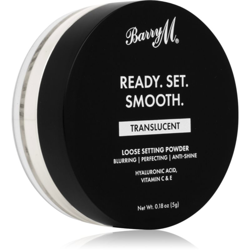 Barry M Ready Set Smooth pudra pulbere matifianta culoare Translucent 5 g