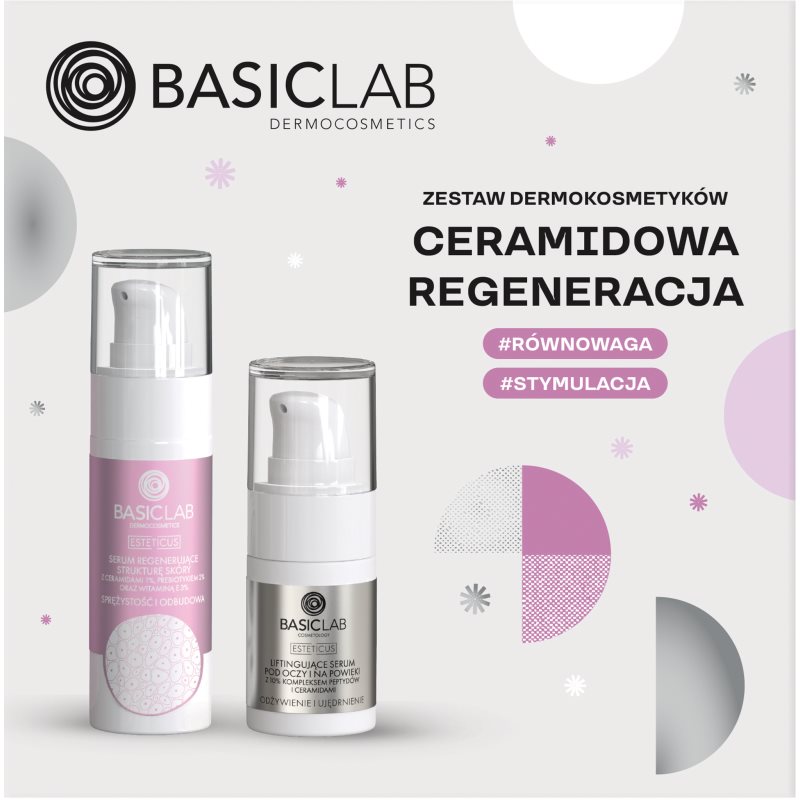 BasicLab Dermocosmetics Ceramide Regeneration set cadou pentru regenerare