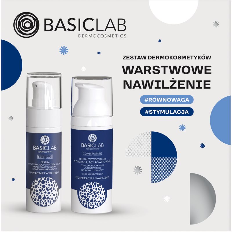 BasicLab Dermocosmetics Layered Moisturising set cadou pentru hidratare intensa