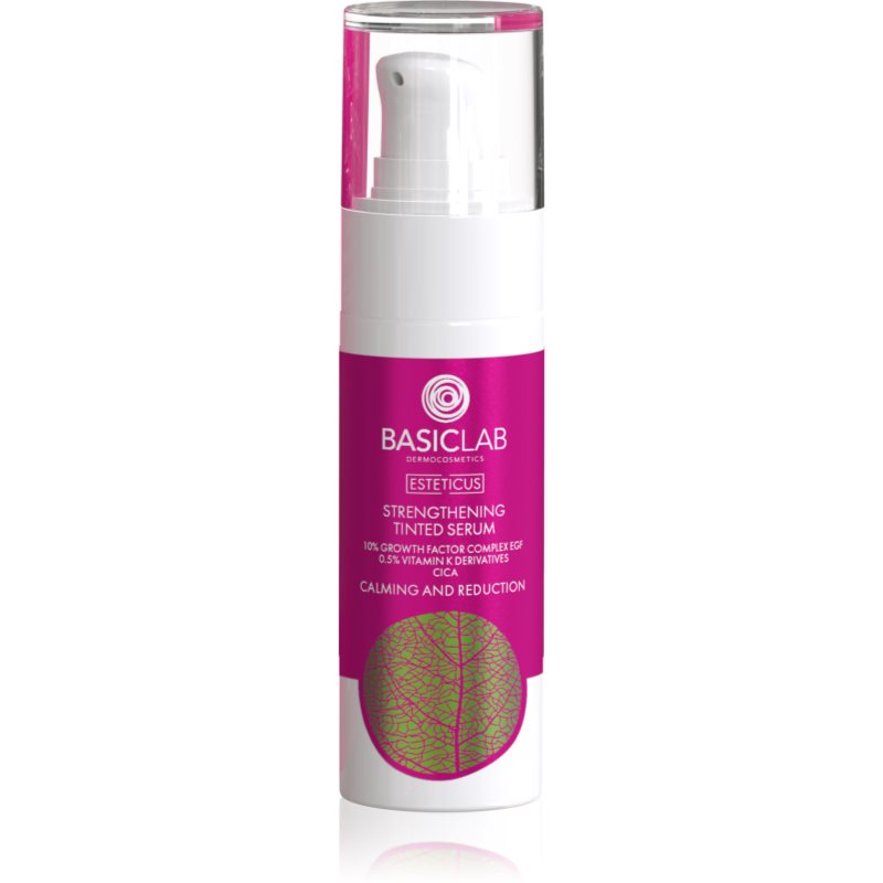 BasicLab Dermocosmetics Esteticus ser nuanțator împotriva roșeții tenului 10% Growth Factor Complex EGF 30 ml BasicLab Dermocosmetics Esteticus ser nuanțator împotriva roșeții tenului 10% Growth Factor Complex EGF 30 ml