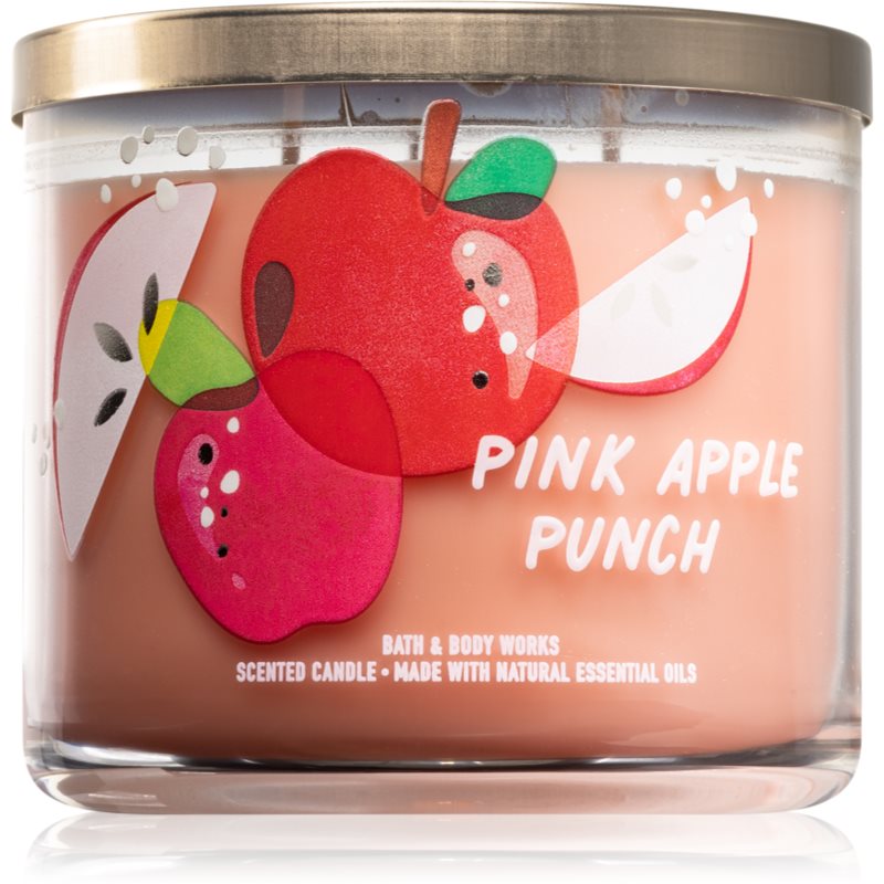 Bath & Body Works Pink Apple Punch lumânare parfumată 411 g