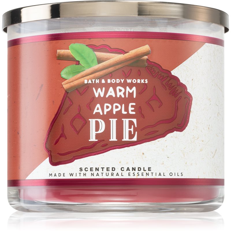 Bath & Body Works Warm Apple Pie lumânare parfumată 411 g