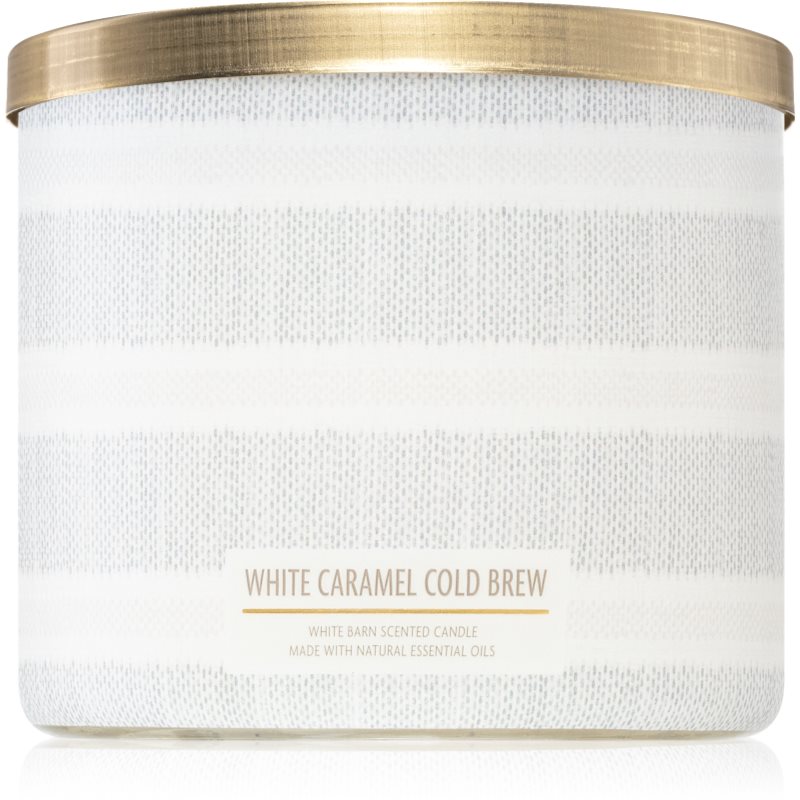 Bath & Body Works White Caramel Cold Brew lumânare parfumată 411 g