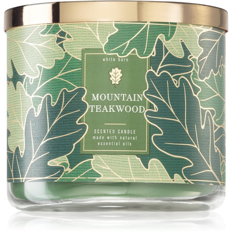 Bath & Body Works Mountain Teakwood lumânare parfumată 411 g