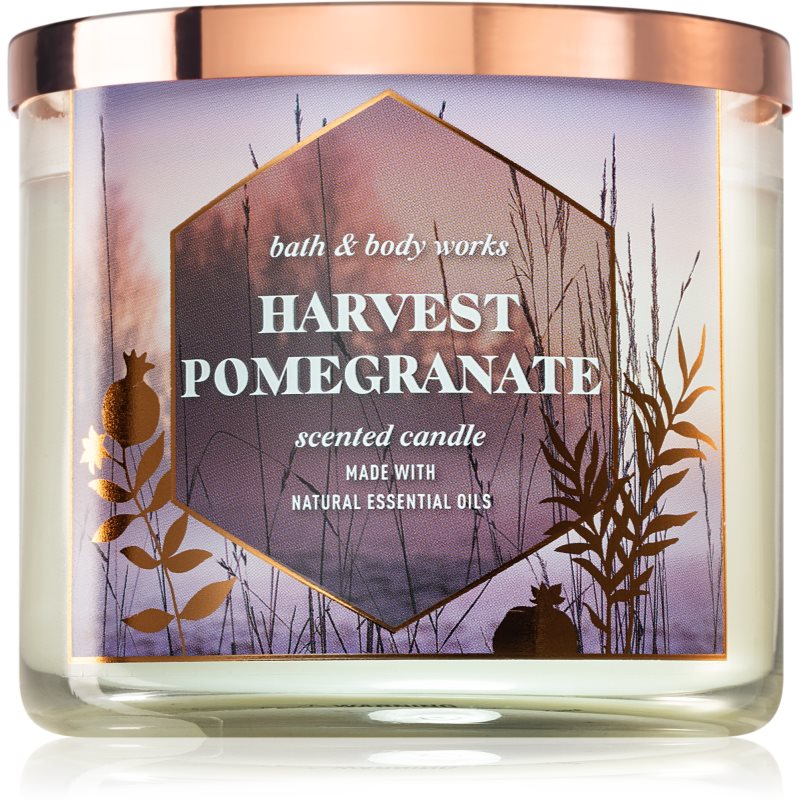 Bath & Body Works Harvest Pomegranate lumânare parfumată I. 411 g