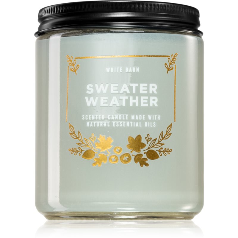 Bath & Body Works Sweater Weather lumânare parfumată 198 g