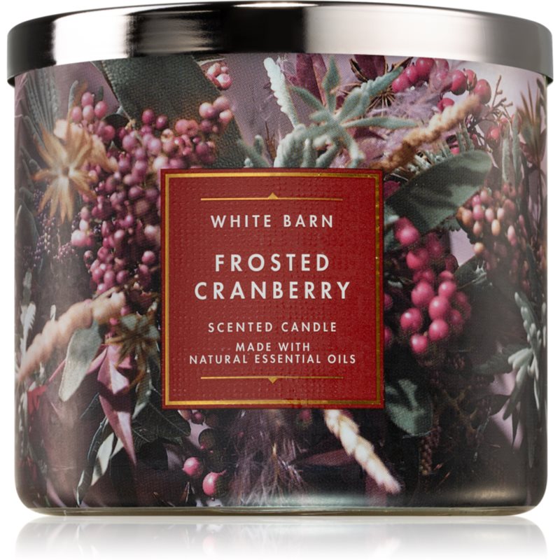Bath & Body Works Frosted Cranberry lumânare parfumată I. 411 g