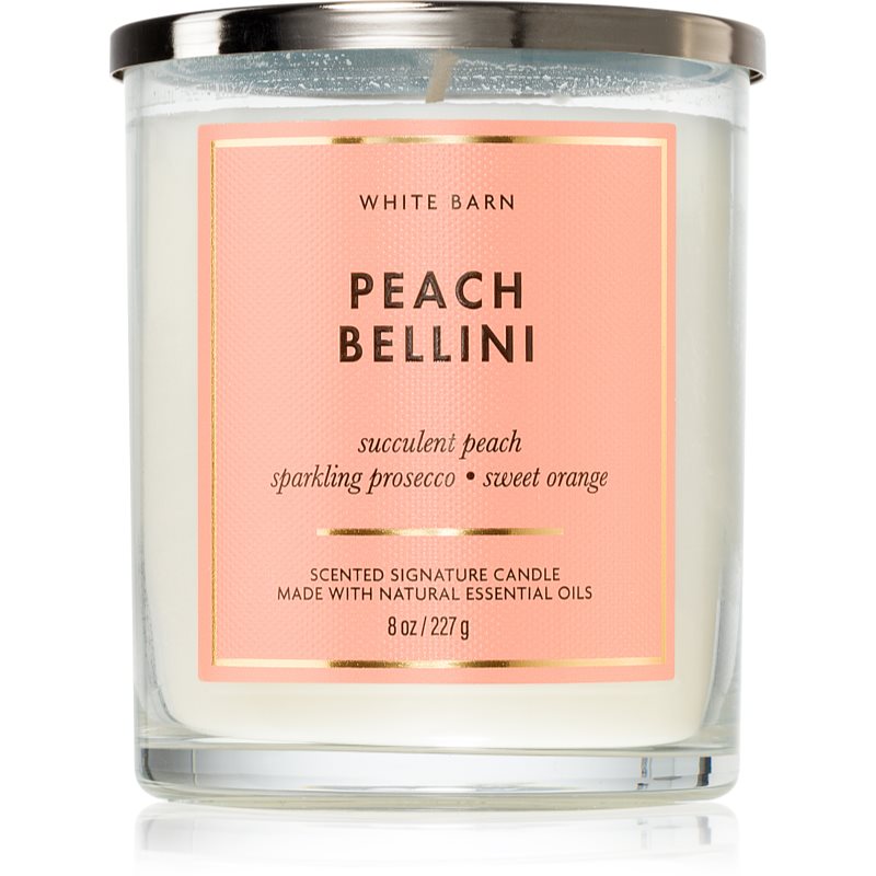 Bath & Body Works Peach Bellini lumânare parfumată 227 g