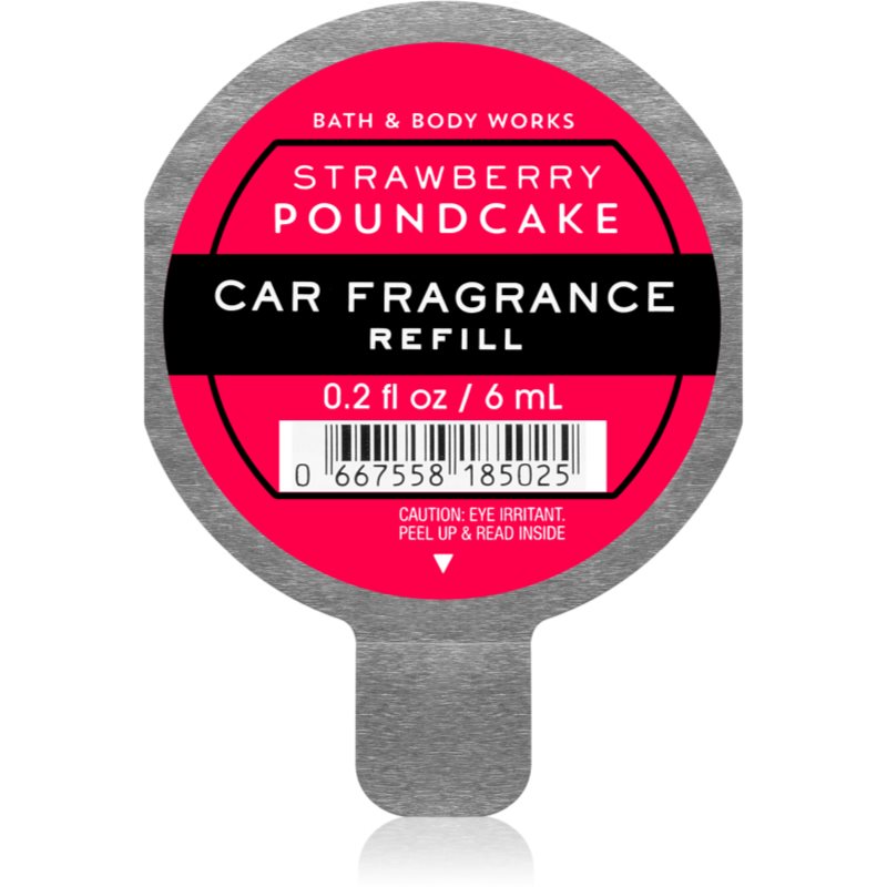 Bath & Body Works Strawberry Pound Cake parfum pentru masina rezervă 6 ml