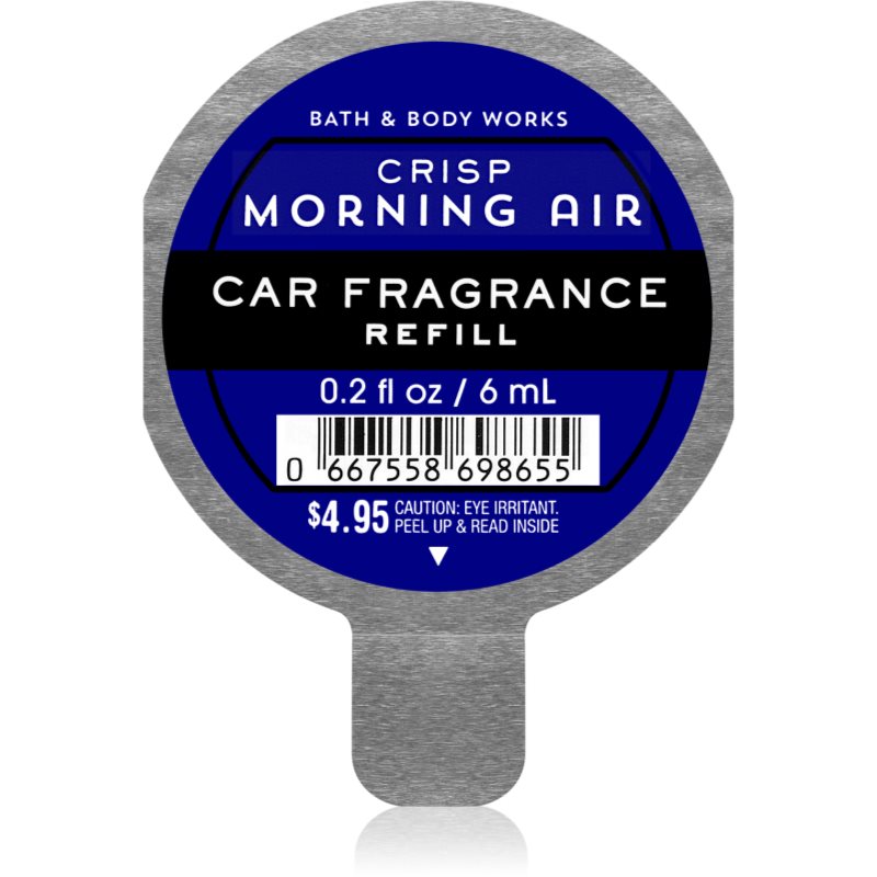 Bath & Body Works Crisp Morning Air parfum pentru masina rezervă 6 ml