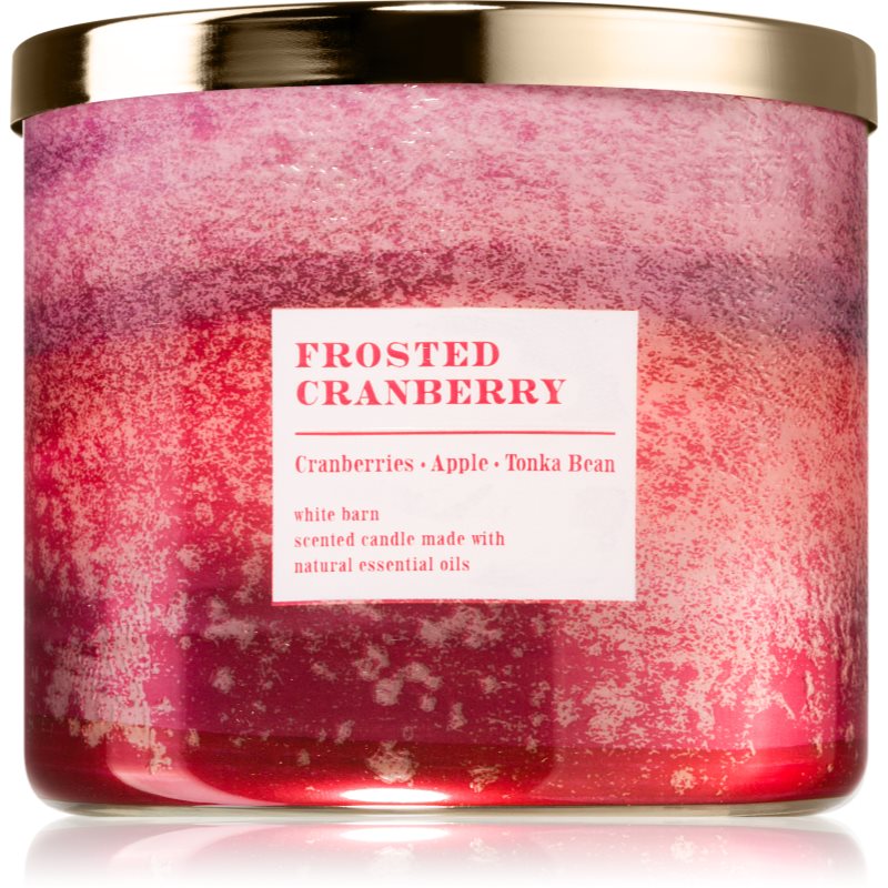 Bath & Body Works Frosted Cranberry lumânare parfumată 411 g