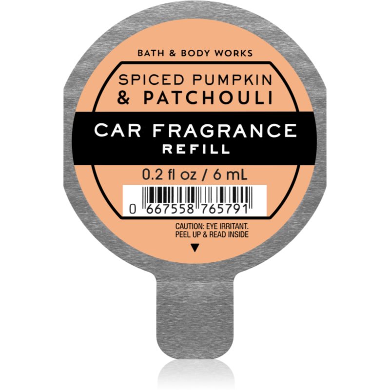 Bath & Body Works Spiced Pumpkin & Patchouli parfum pentru masina rezervă 6 ml