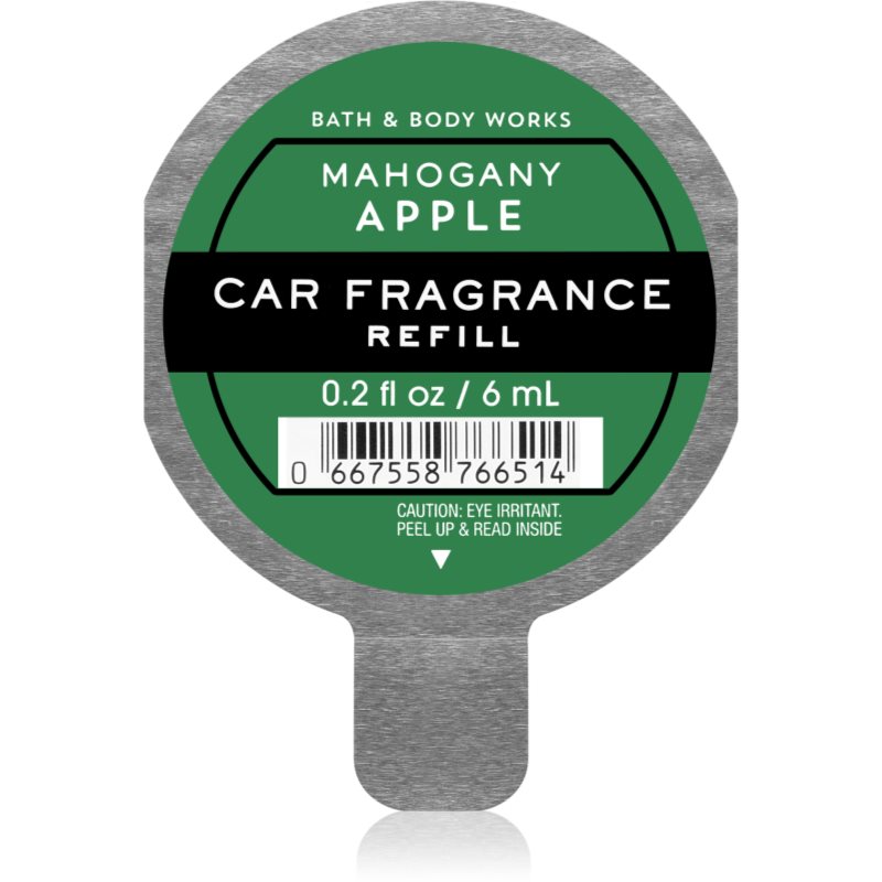 Bath & Body Works Mahogany Apple parfum pentru masina rezervă 6 ml