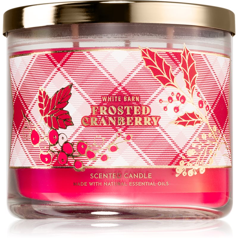 Bath & Body Works Frosted Cranberry lumânare parfumată 411 g