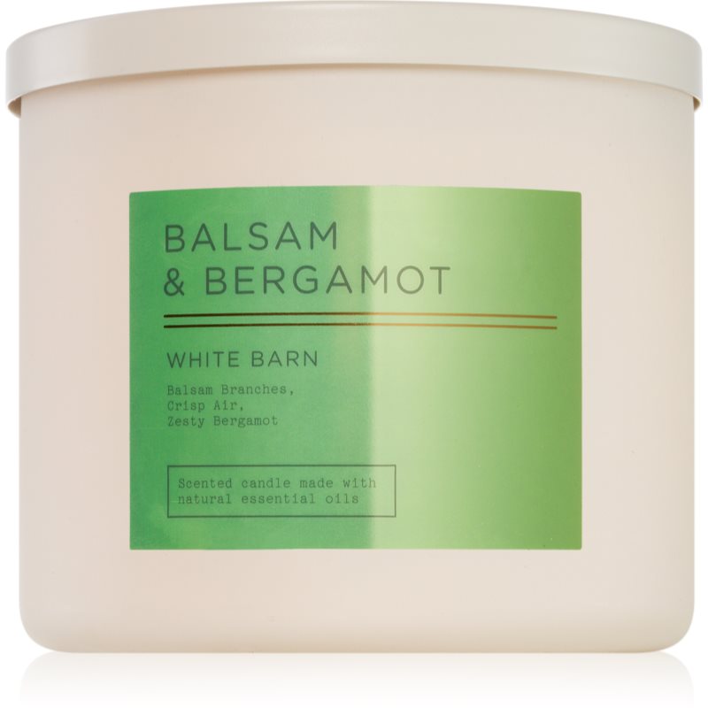 Bath & Body Works Balsam & Bergamot lumânare parfumată 411 g