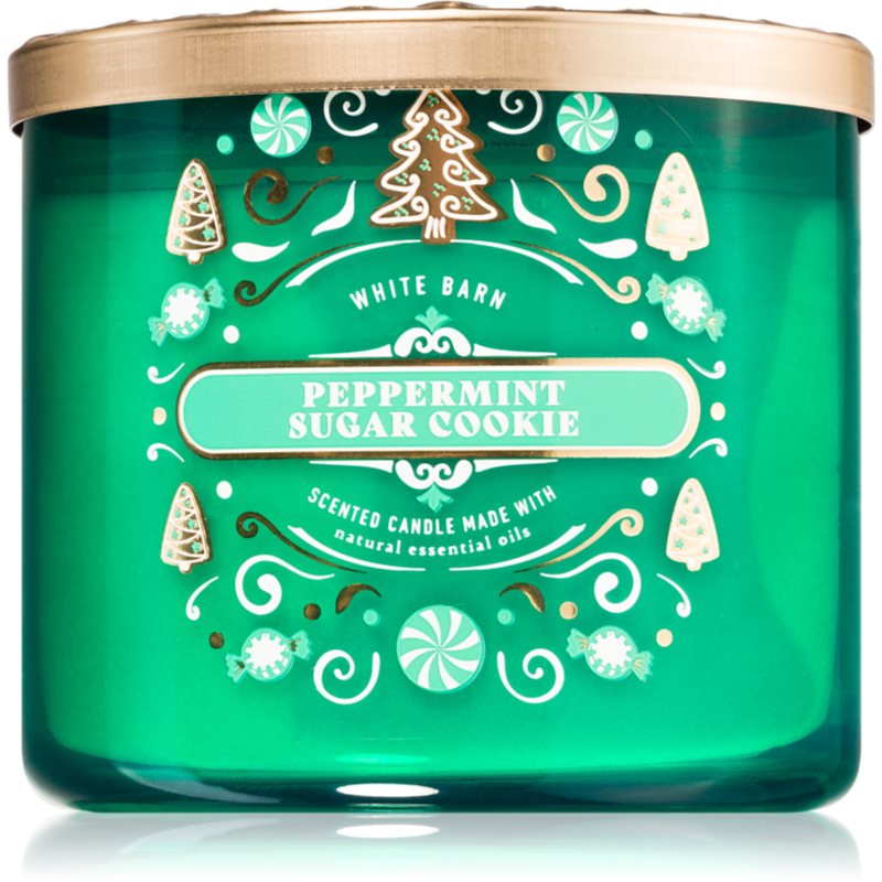 Bath & Body Works Peppermint Sugar Cookie lumânare parfumată 411 g