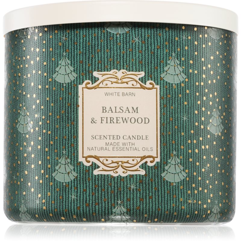 Bath & Body Works Balsam & Firewood lumânare parfumată 411 g