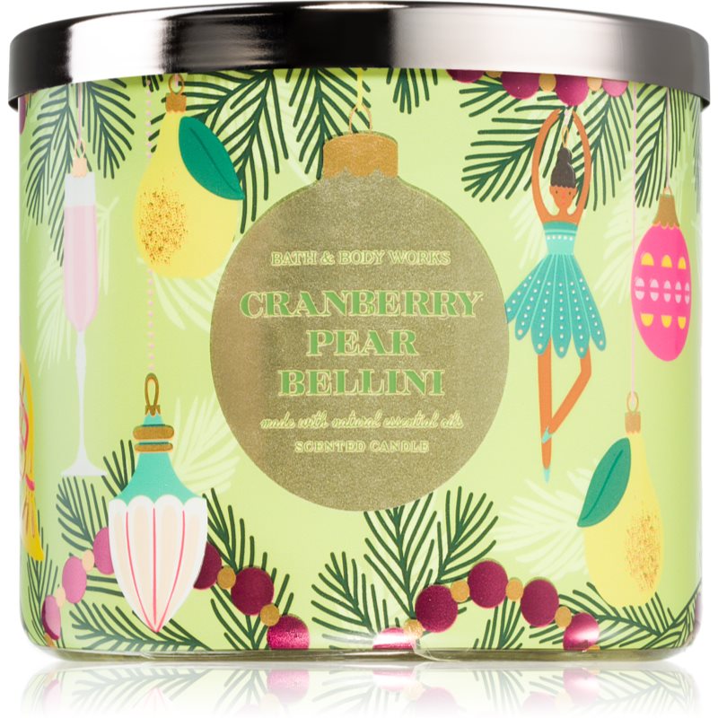 Bath & Body Works Cranberry Pear Bellini lumânare parfumată 411 g