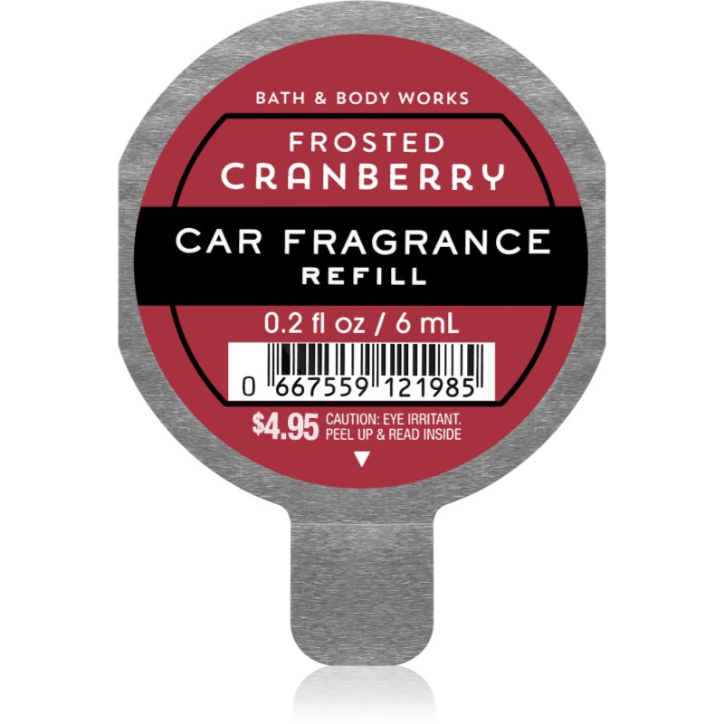 Bath & Body Works Frosted Cranberry parfum pentru masina rezervă 6 ml