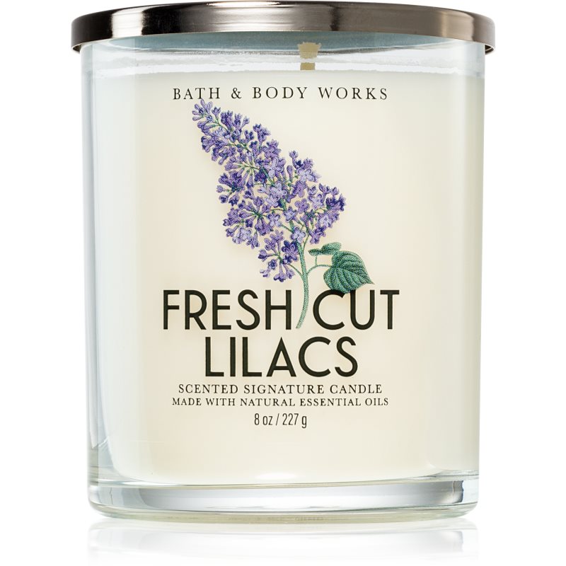 Bath & Body Works Fresh Cut Lilacs lumânare parfumată 227 g