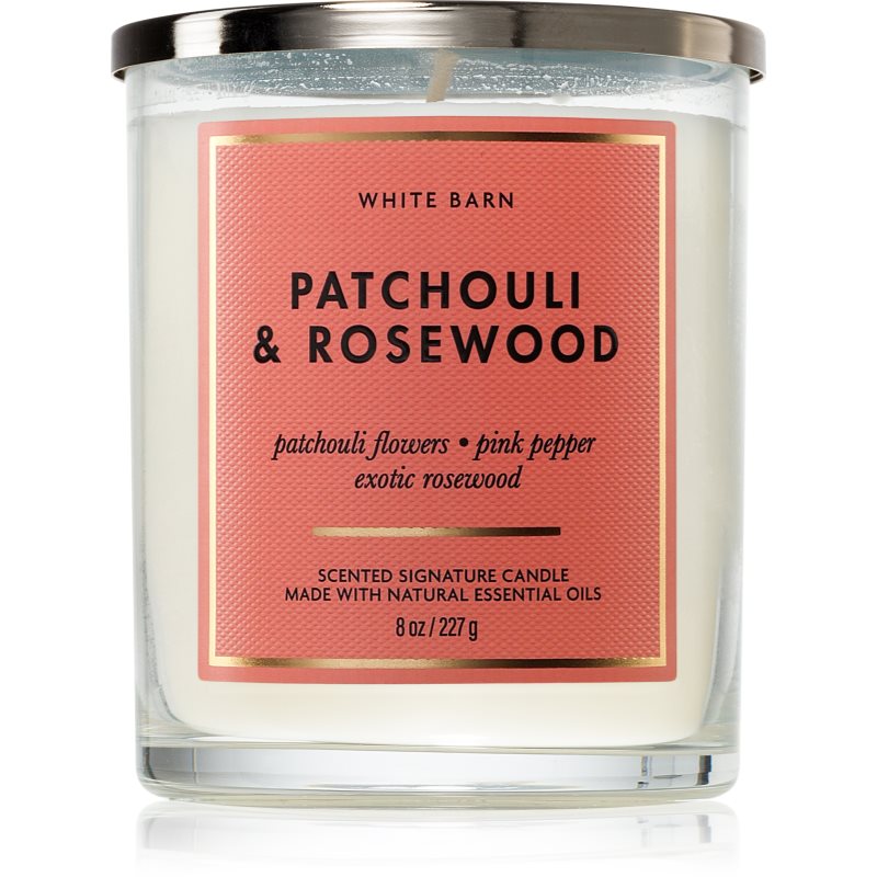 Bath & Body Works Patchouli & Rosewood lumânare parfumată 227 g