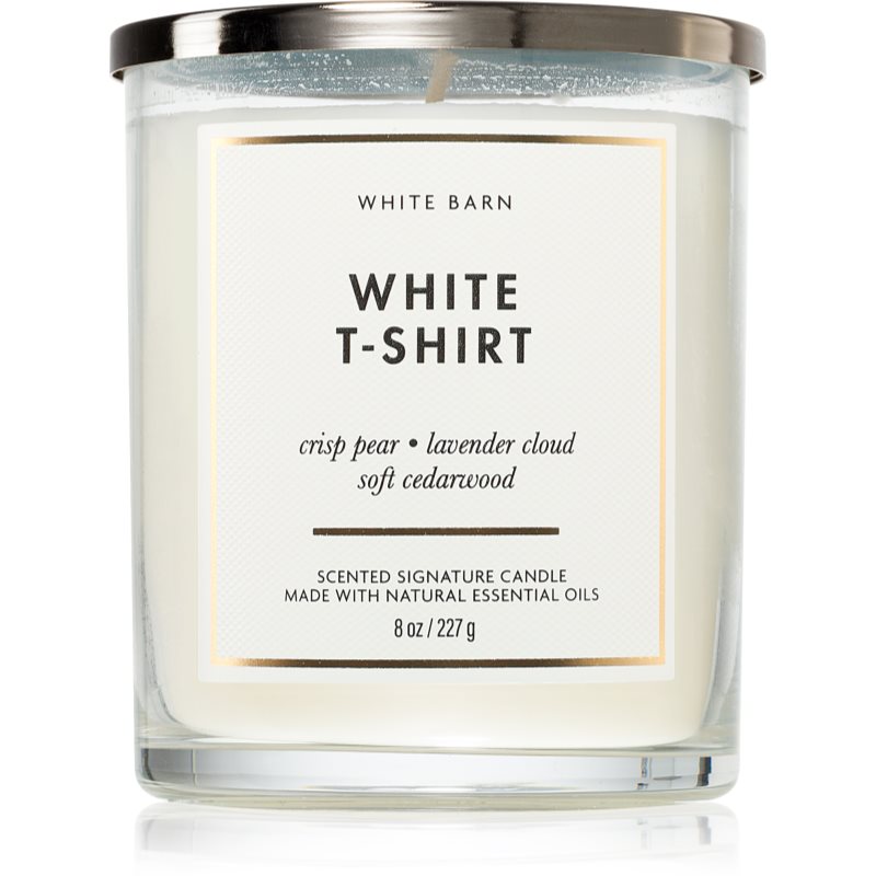 Bath & Body Works White T-Shirt lumânare parfumată 227 g