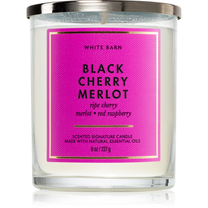 Bath & Body Works Black Cherry Merlot lumânare parfumată 227 g