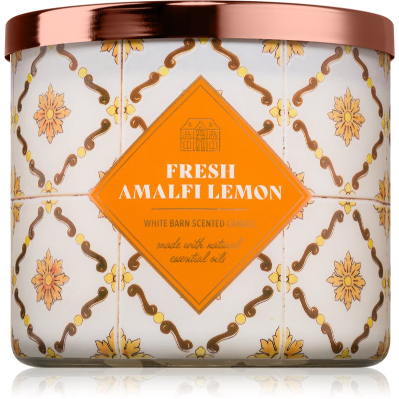 Bath & Body Works Fresh Amalfi Lemon lumânare parfumată 411 g