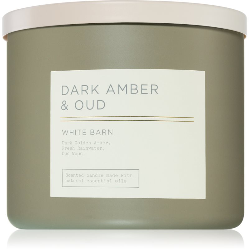 Bath & Body Works Dark Amber & Oud lumânare parfumată 411 g