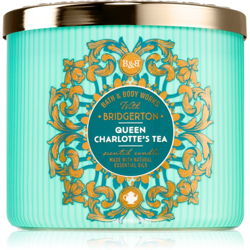 Bath & Body Works Bridgerton Queen Charlotte\'s Tea lumânare parfumată 411 g