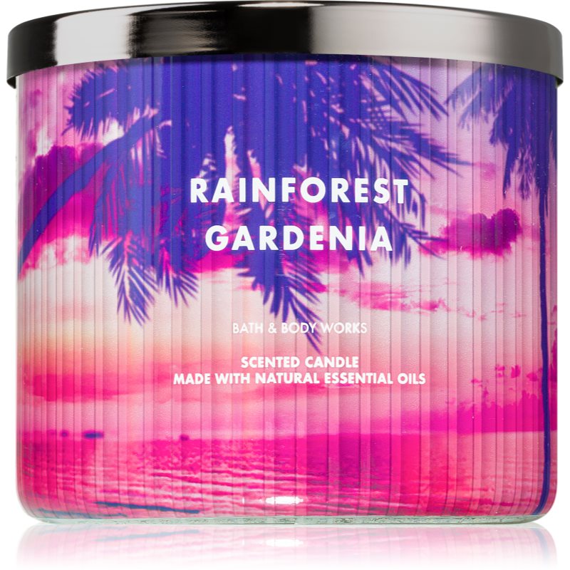 Bath & Body Works Rainforest Gardenia lumânare parfumată 411 g