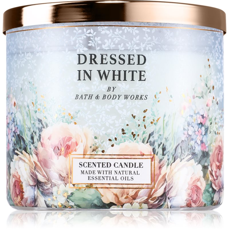 Bath & Body Works Dressed in White lumânare parfumată 411 g