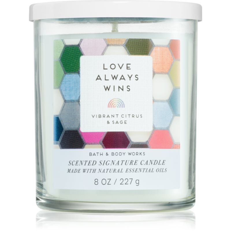 Bath & Body Works Love Always Wins lumânare parfumată 227 g