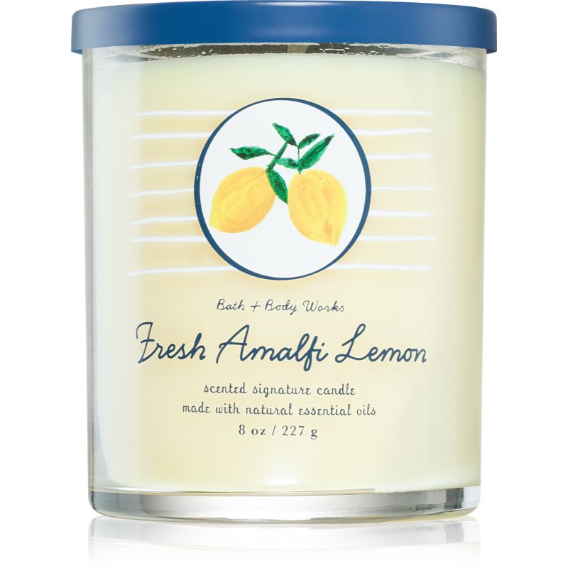 Bath & Body Works Fresh Amalfi Lemon lumânare parfumată 227 g