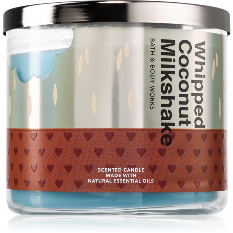 Bath & Body Works Whipped Coconut Milkshake lumânare parfumată 411 g