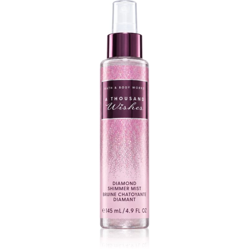 Bath & Body Works A Thousand Wishes brumă parfumată cu particule stralucitoare pentru femei 145 ml