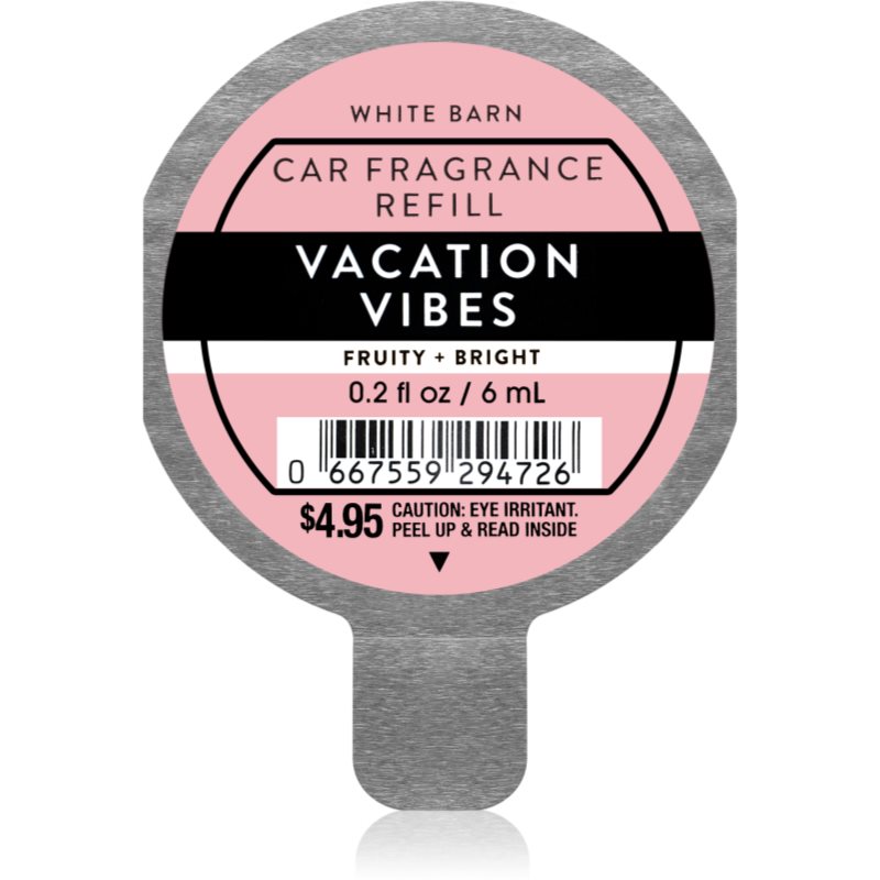 Bath & Body Works Vacation Vibes parfum pentru masina rezervă 6 ml