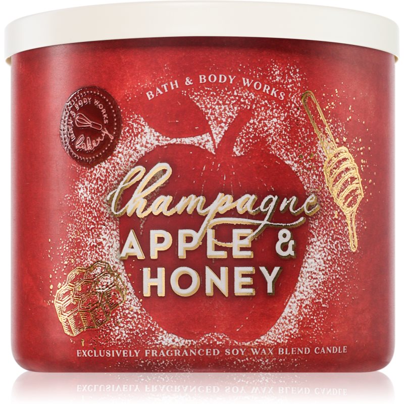 Bath & Body Works Champagne Apple & Honey lumânare parfumată 411 g